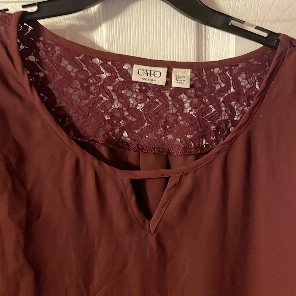 Maroon blouse - Picture 4 of 4